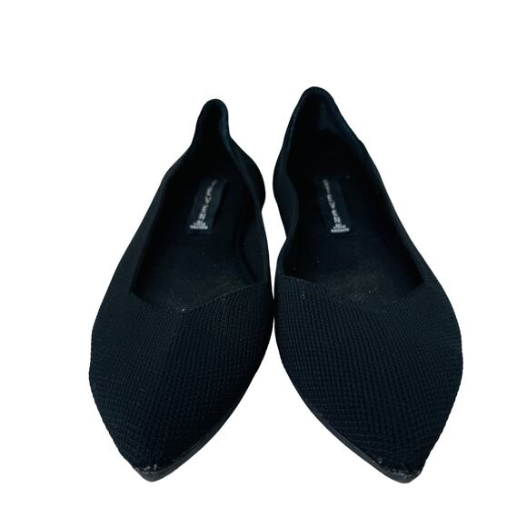 Steven by Steve Madden Reed Knit Shoes Flats Pointed Toe Black Womens Size 6.5M - Picture 5 of 8